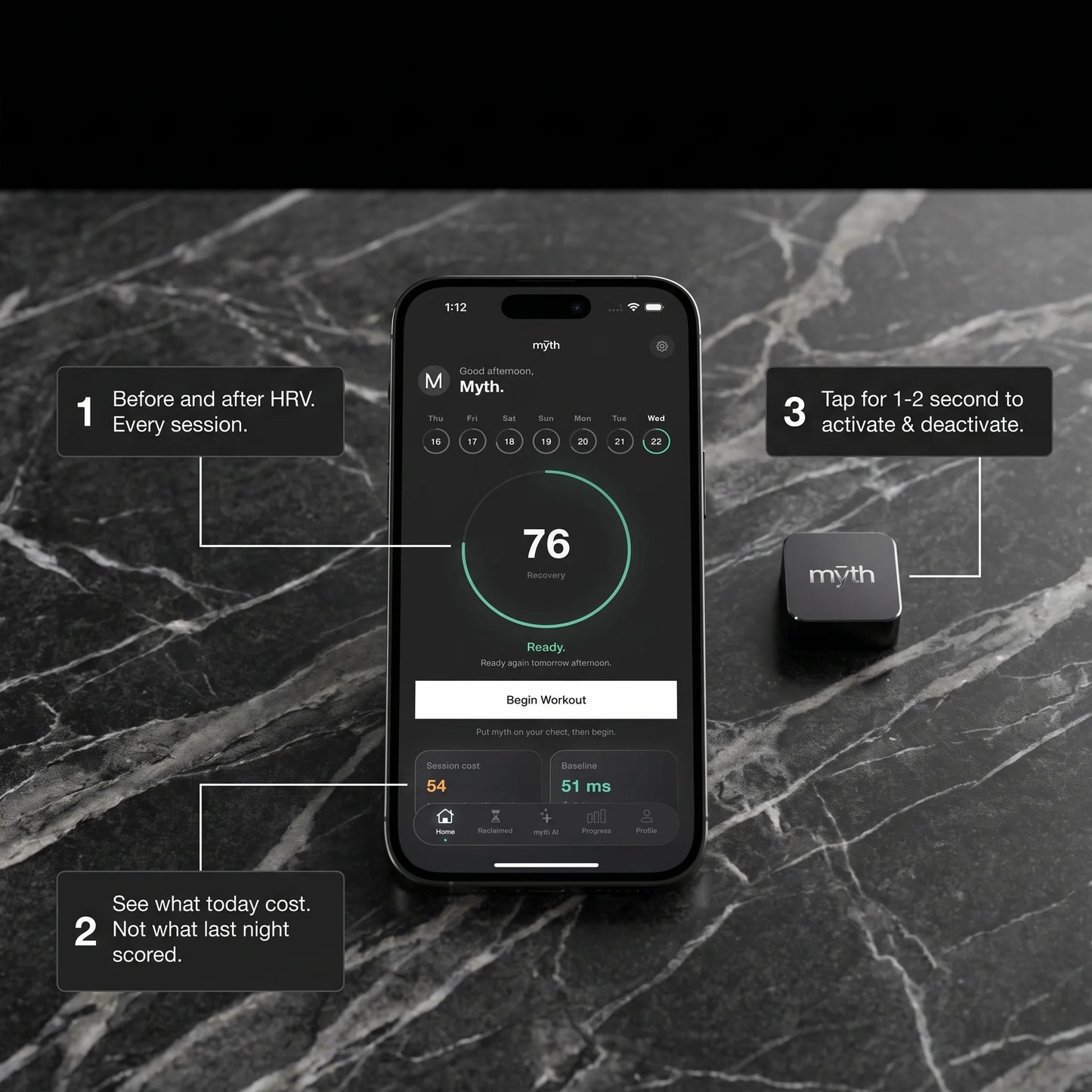 Myth Recovery Sensor